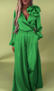 Lilianne | Luxurious Satin Outfit with Blouse and Pants