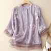 Nerry | Elegant Blouse with Delicate Embroidery Details