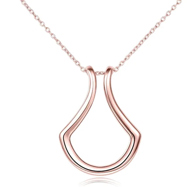 RingSafe Necklace | 50% OFF TODAY! - sieraden - U-shape / Rose gold