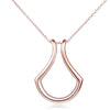 RingSafe Necklace | 50% OFF TODAY! - sieraden - U-shape / Rose gold