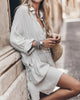 Daliah | Urban Shirt Mini Dress with Cuff Sleeves