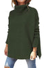 Annie™ | Oversized turtleneck jumper - Green / S