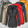 Bea | Lined winter coat - Blue / XXS