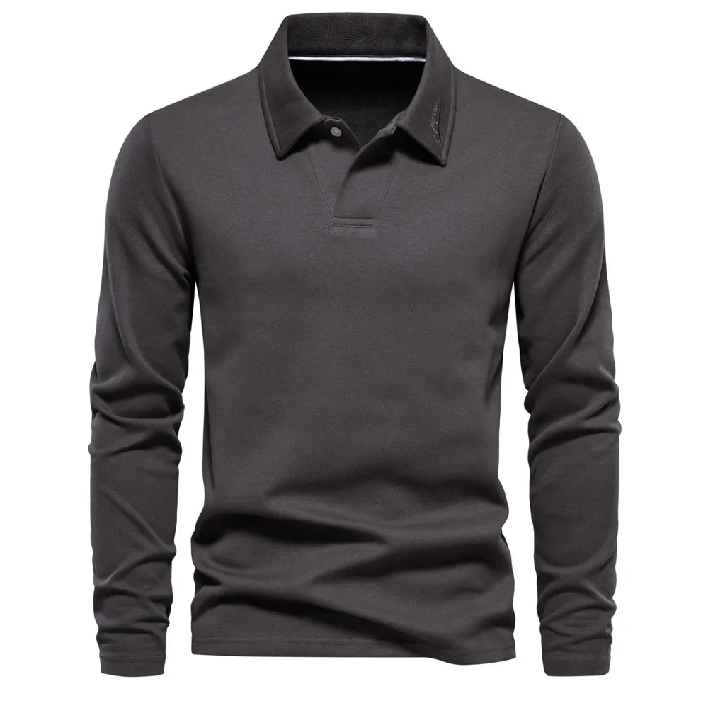 Elias™ | Timeless polo - Black / S