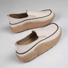 GlanzStep™ - Fashionable platform loafers - BEIGE / 35