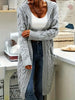 Isabell | Ladies cardigan with pockets - Light grey / S