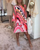Maicah | Airy midi dress with a timeless pattern