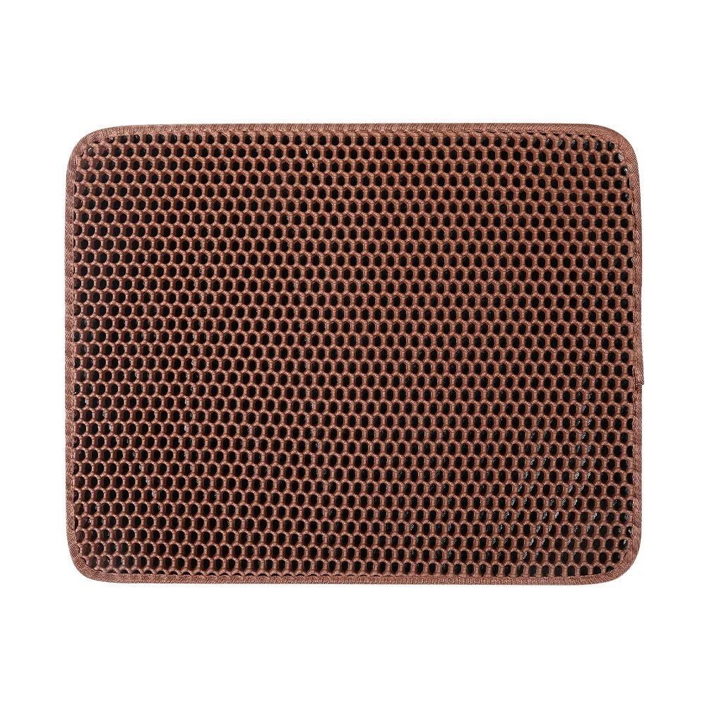 HoneycombMat™ | Luxurious honeycomb cat litter mat | 50% OFF TODAY! - New Arrivals - Brown / S (30x30 cm)