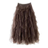 Camille | Elasticated A-line skirt