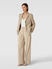 Nora | Wide ladies' trousers - Beige / S