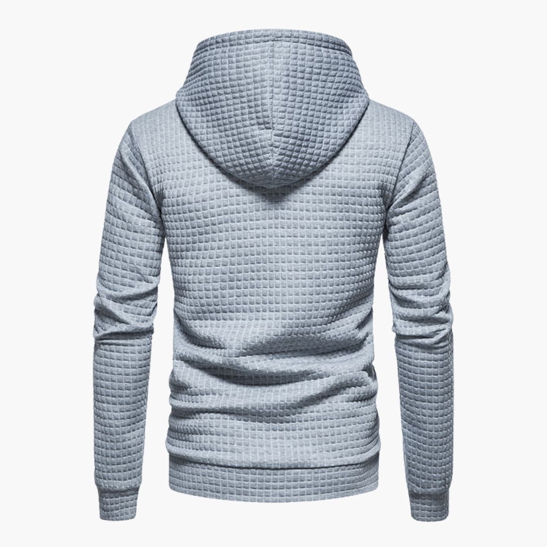 Walter| Quilted hoodie - White / S