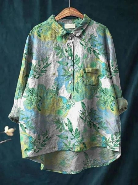Mavee | Airy Blouse with Floral Pattern