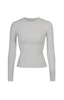 Hanna™ | Soft cotton jersey set - Light grey / XS / Short sleeve