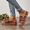 Priya | Fringe-Embellished Ethnic Flat Sandals