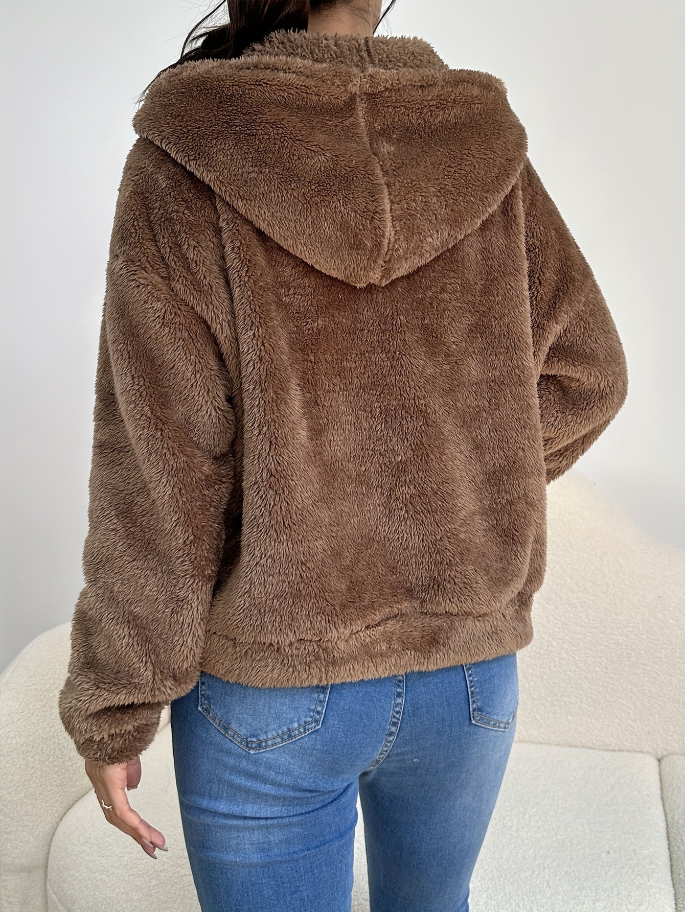 Teddy jacket | stylish and warm - S