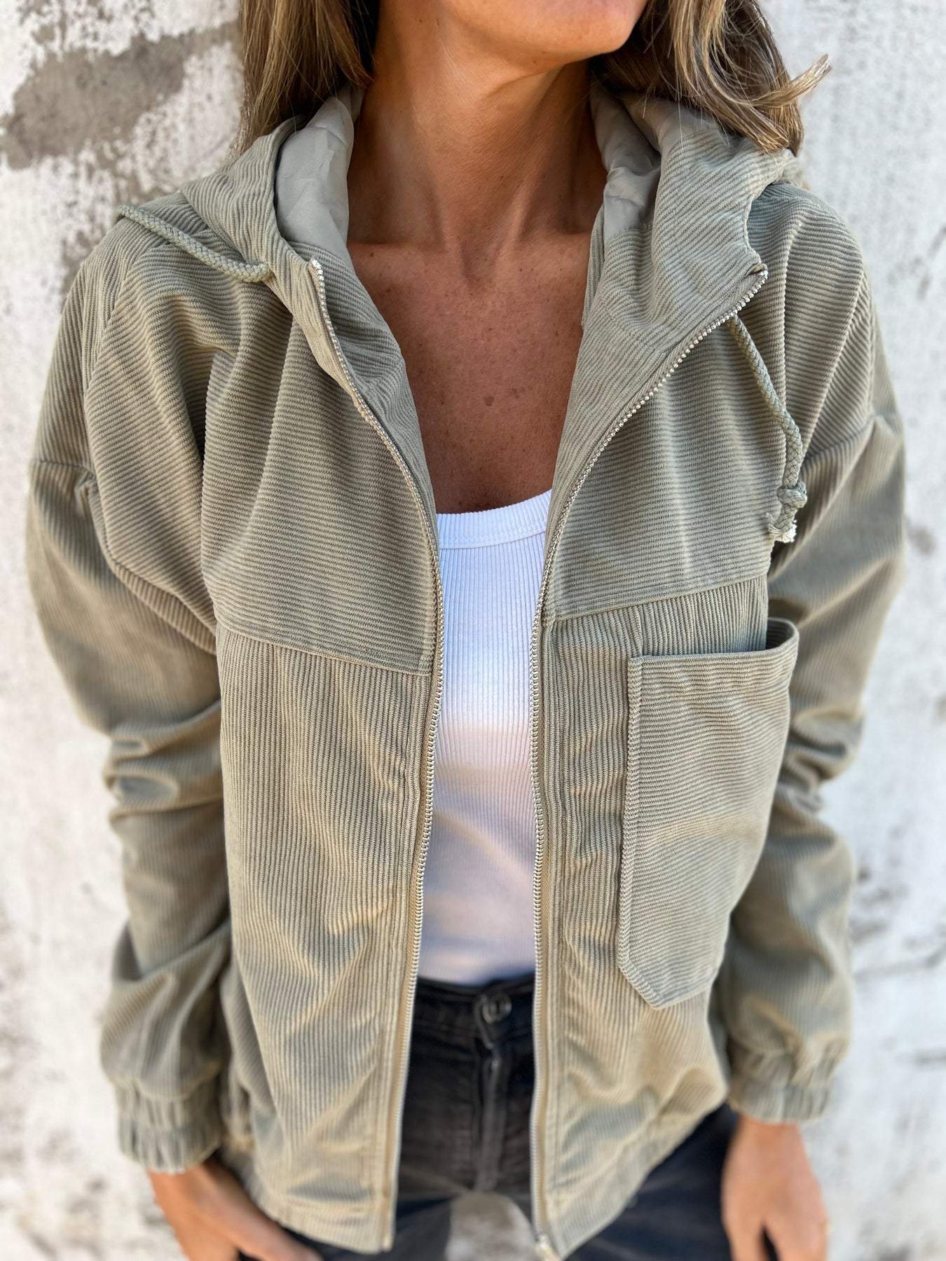 Felice™ | Comfort hooded jacket - Blue / S