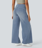 Mel™ | High-Waist Comfort Jeans | SALE! - Grey-blue denim / S