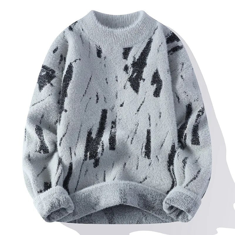 Rafael™ - Cosy wool jumper - Blue / XS