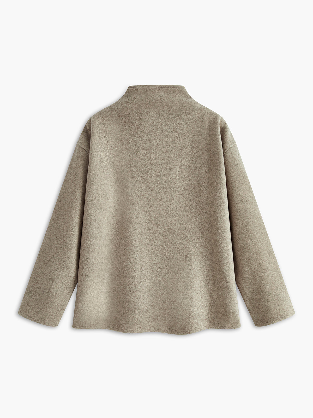Miller | Jacket with oversized button placket - Jackets - Beige / S