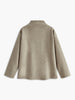 Miller | Jacket with oversized button placket - Jackets - Beige / S
