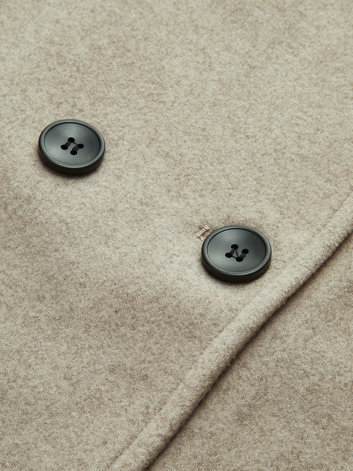 Miller | Jacket with oversized button placket - Jackets - Beige / S