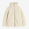 Ted | Oversized warm teddy coat - Off White / S