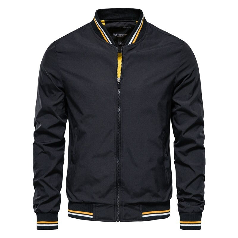 Floris| Classic men's bomber jacket - Black / XS