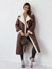 Maribel | Trendy long jacket - Black / S