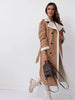 Maribel | Trendy long jacket - Black / S