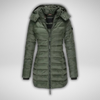 Bea | Lined winter coat - Green / XXS