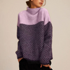 Karin | Turtleneck jumper - Jumper - Purple / One size fits all