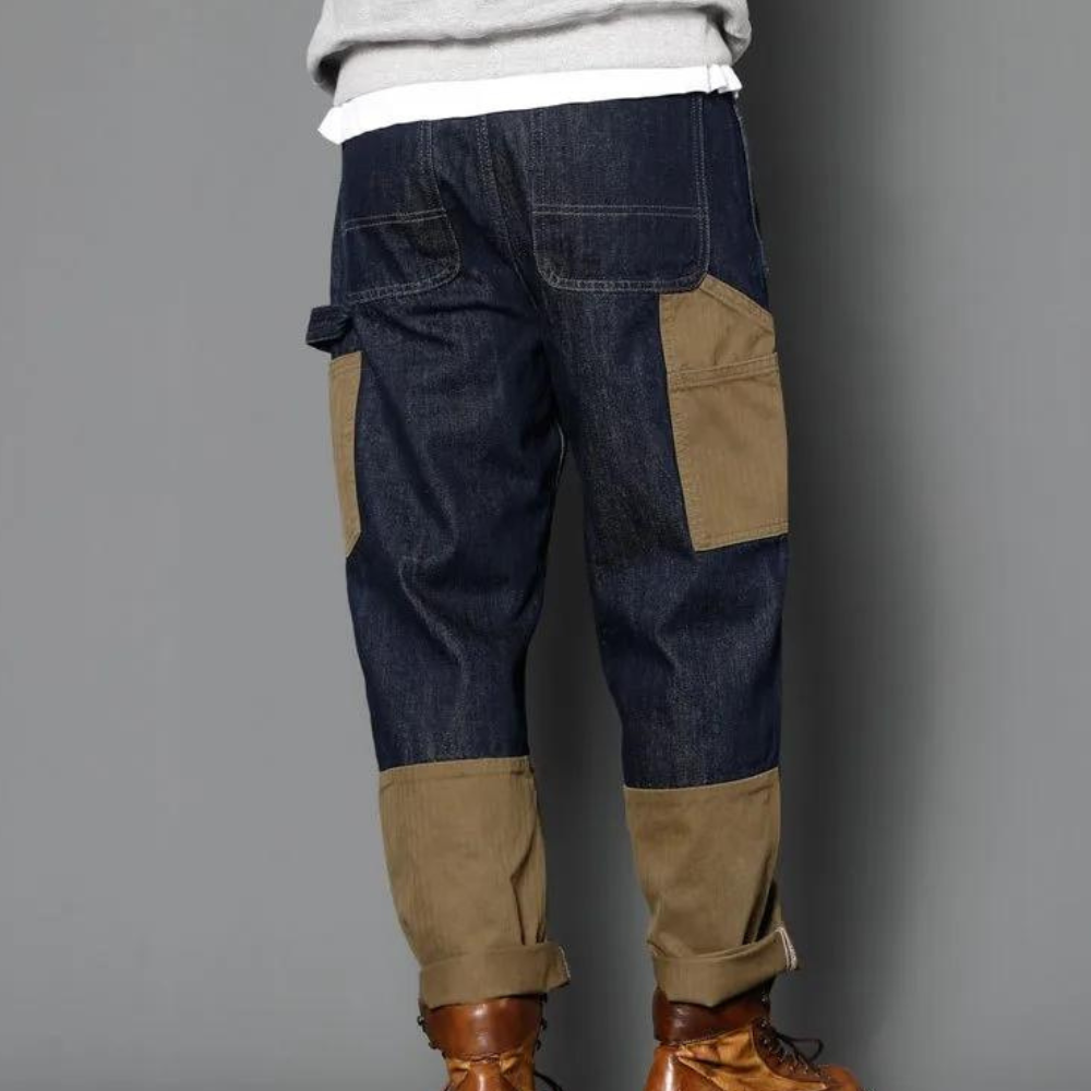 Milles - Losvallende denim men's jeans - Blue / 36