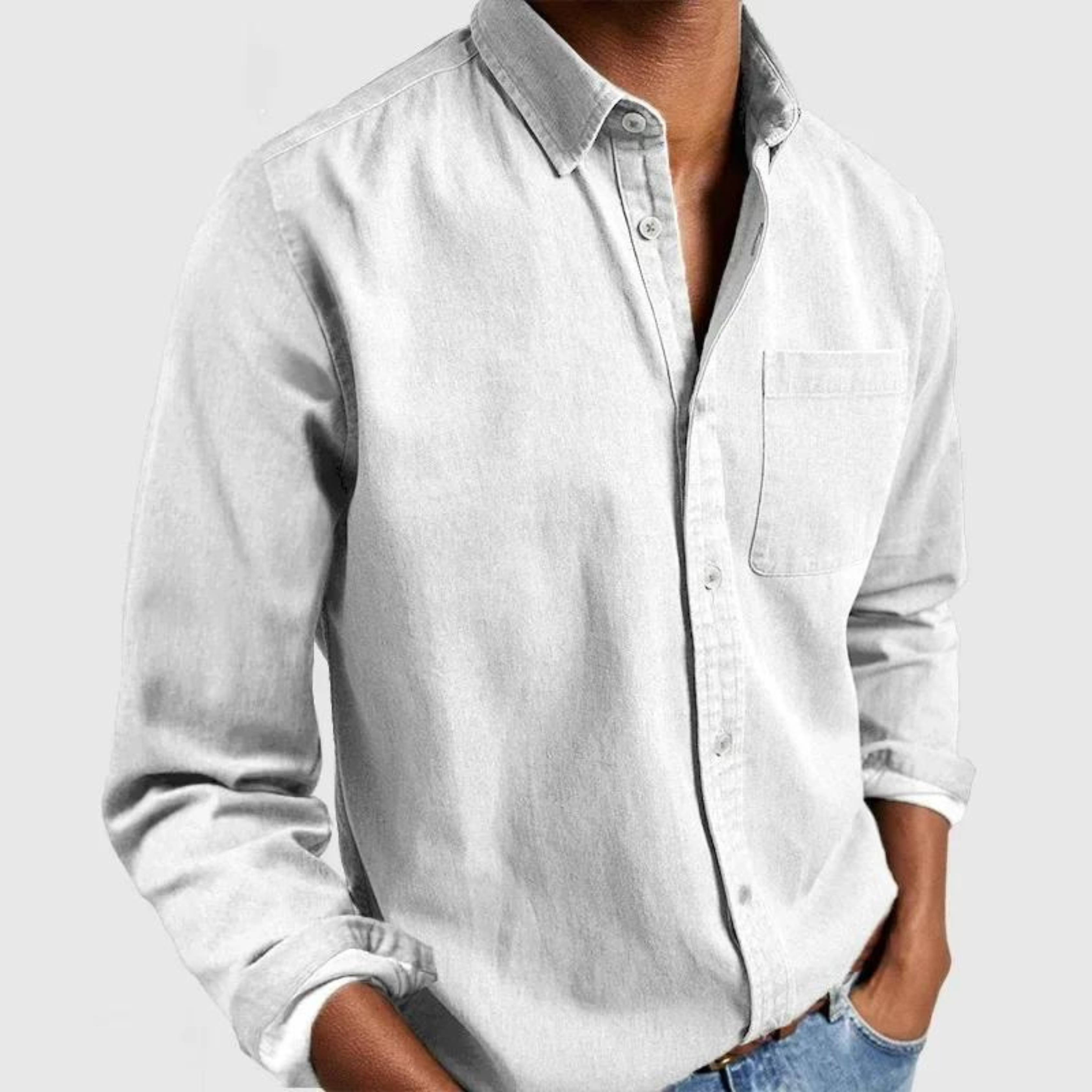 Ruben | Casual shirt - White / M