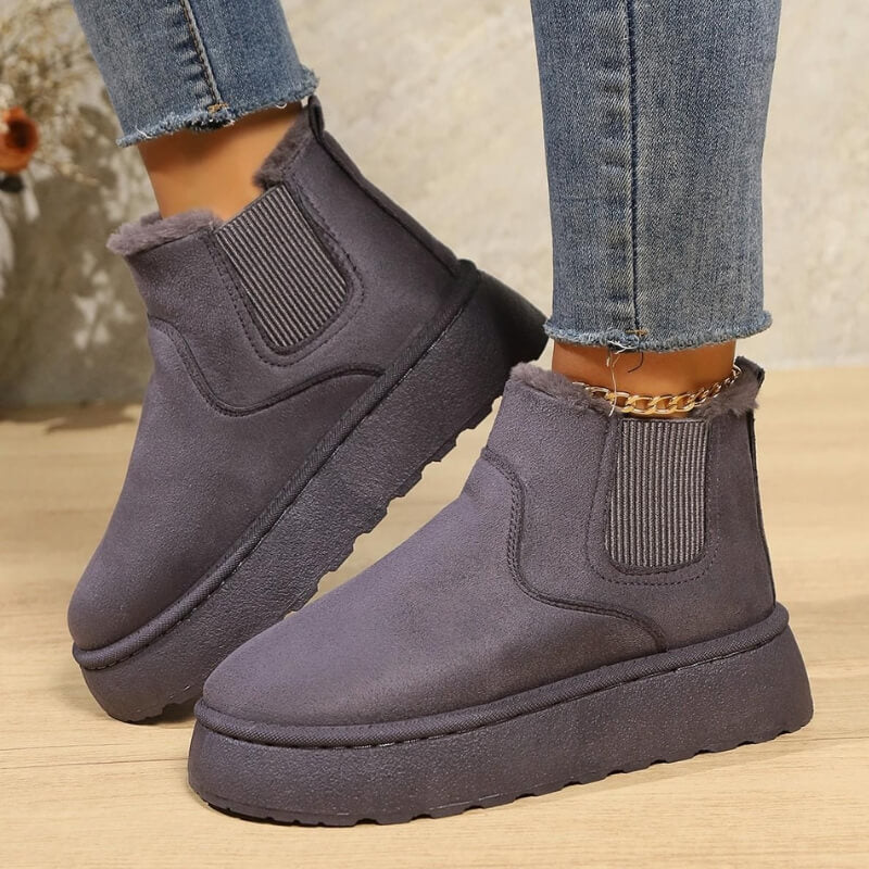 Nekolin™ - ladies winter boots - Taupe / 35