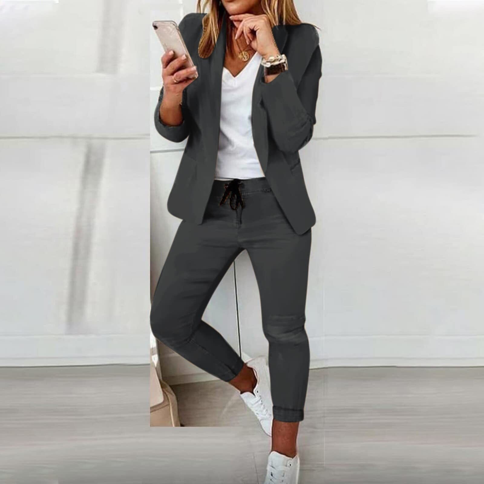 Sadaro Woman Stylish Suit - Grau / S