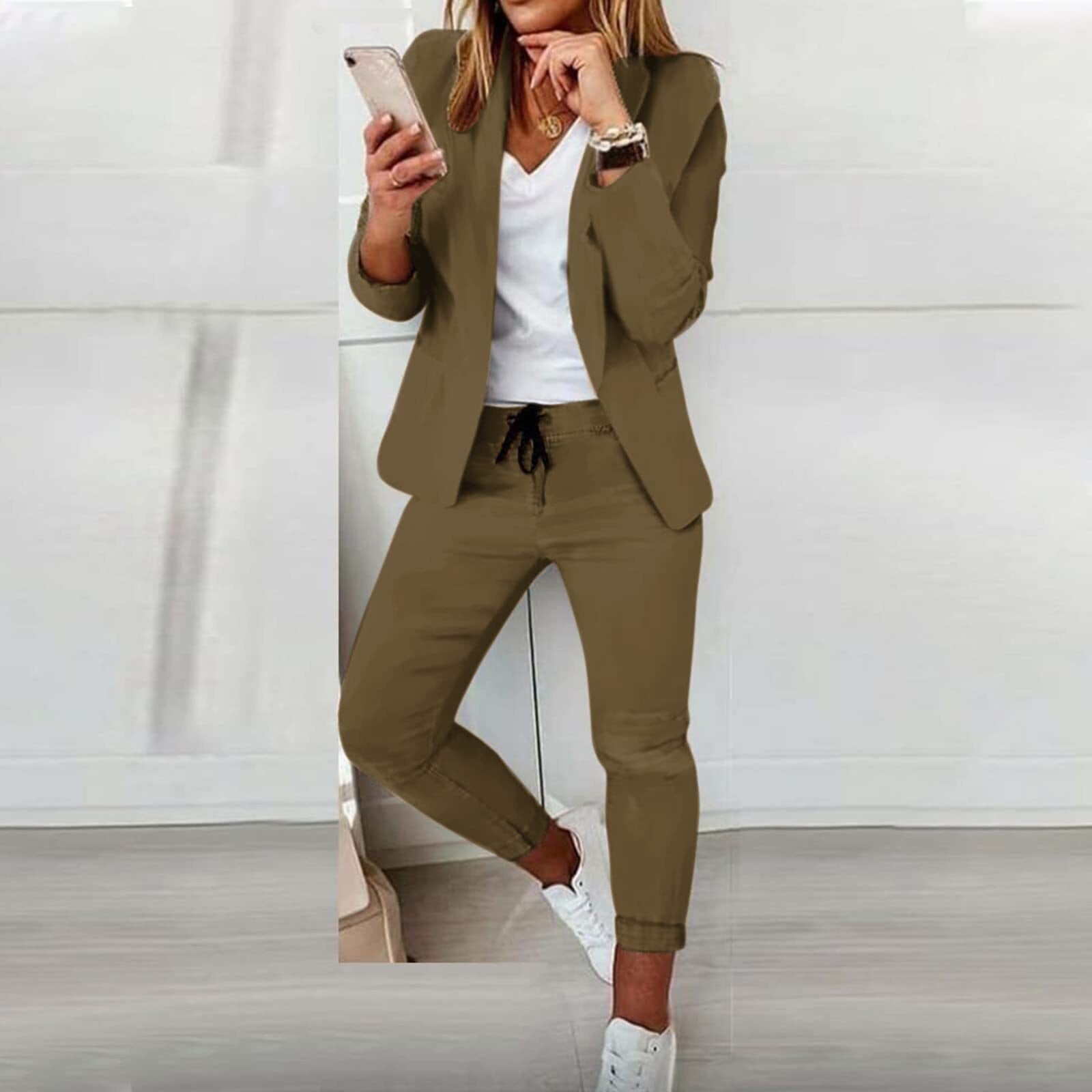 Sadaro Woman Stylish Suit - Grün / S