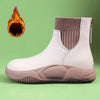 Ina™ | Elegant flats for women - Ankle Boots - Beige winter / 35