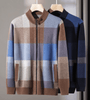 Cedric™ - Modern cardigan - Cardigan - Dark brown / XS