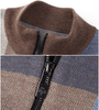 Cedric™ - Modern cardigan - Cardigan - Dark brown / XS