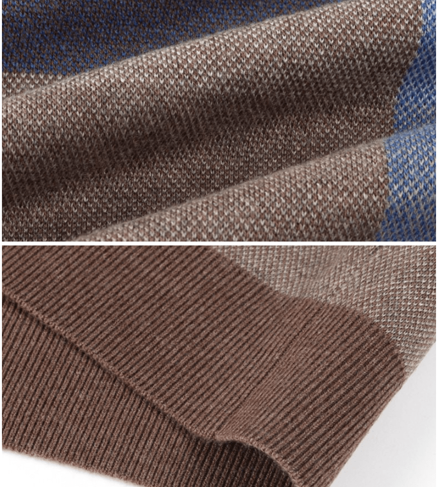 Cedric™ - Modern cardigan - Cardigan - Dark brown / XS