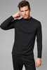 Leif™ - Classic double collar jumper - Slate grey / S