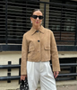 Danika™ - Classic suede jacket - XS