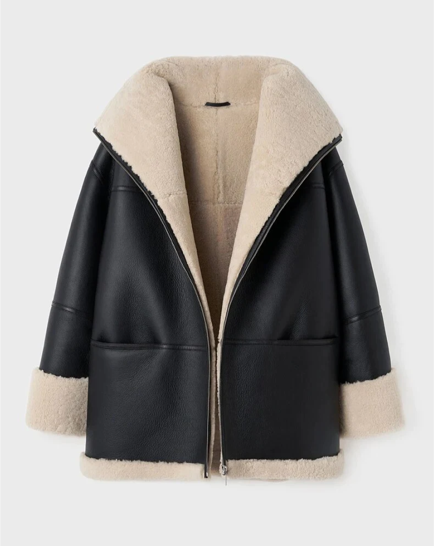 Sylvia | N1 Warm fur coat - S