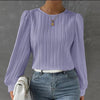 Sarah | Long sleeve blouse | 1+1 FREE TODAY! - purple / S