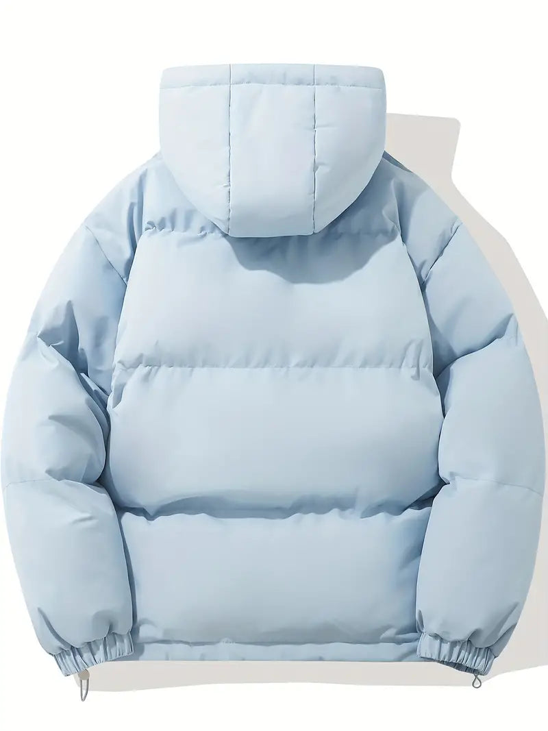 Elcy | Lined winter jacket with hood - Pink / S