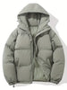 Elcy | Lined winter jacket with hood - Light grey / S