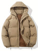 Elcy | Lined winter jacket with hood - Khaki / S