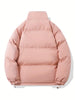 Elcy | Lined winter jacket with hood - Pink / S
