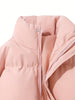 Elcy | Lined winter jacket with hood - Pink / S
