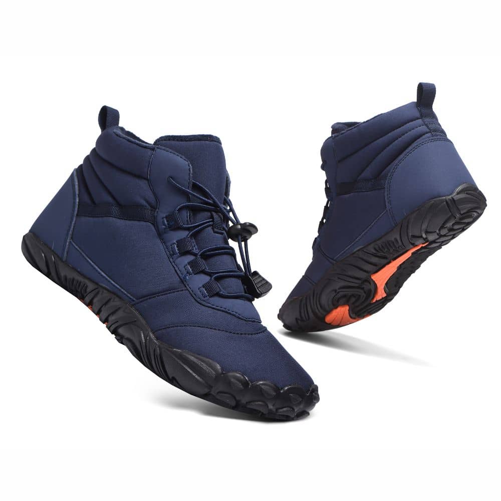 Glacier™ - Insulated winter barefoot shoes - Blue / 36